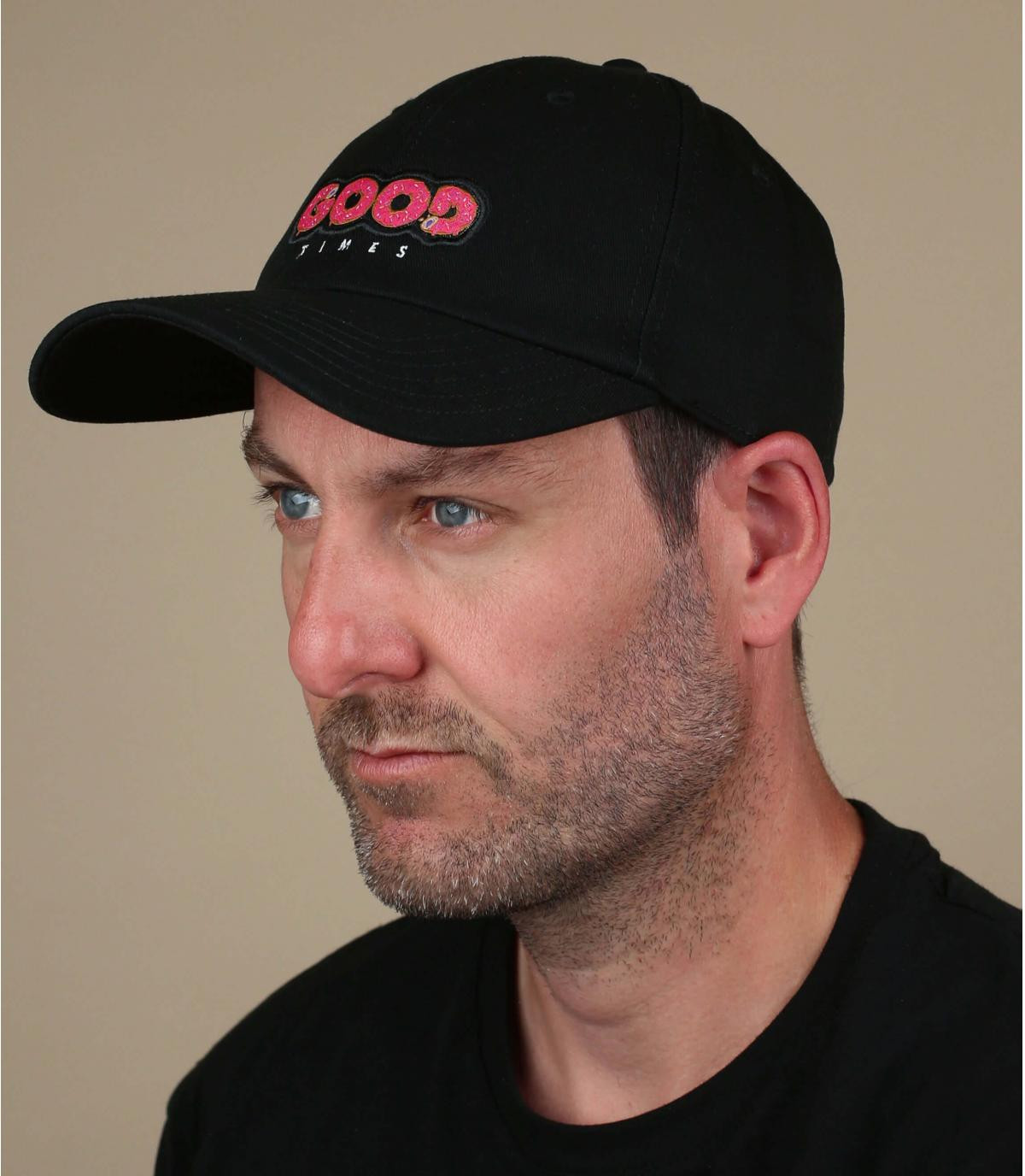 gorra Good Times negro Munchies Times Curved Cap black gorra Good Times negro Munchies Times Curved Cap black